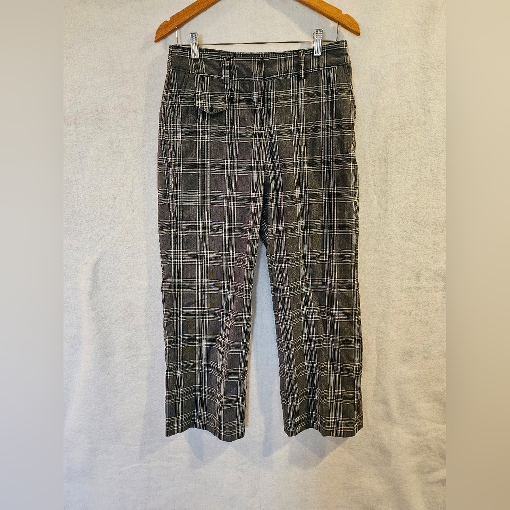 Izod XFG Women's Grey Plaid Pants Size 4